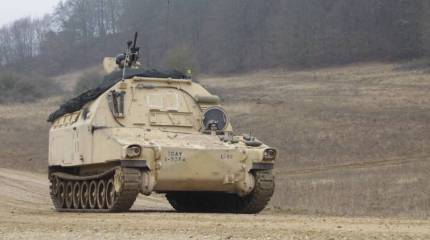 На вооружении ВСУ замечена машина снабжения американских САУ Paladin