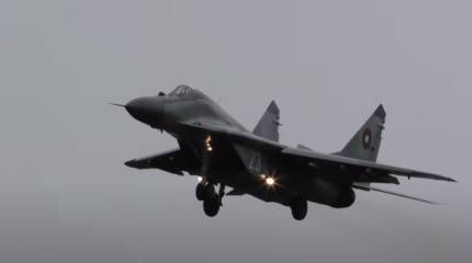 Истребитель МиГ-29 ВВС Болгарии пропал с экранов радаров во время учений над Чёрным морем