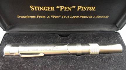 Необычные образцы оружия. Стреляющая ручка Stinger Pen Gun