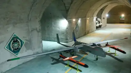 Гигантские иранские БПЛА сохранились в глубоких горных штольнях