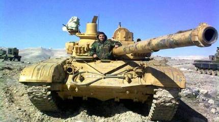 Ракета TOW и детонация боекомплекта "поставили крест" на сирийском Т-72