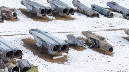 Будущий авиационный музей в Медыни 1 марта 2014