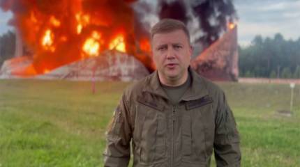 Глава Ровенской области: российские беспилотники разбомбили нефтебазу в районе города Дубно