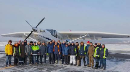 Первый штатно оснащенный российским двигателем ЛМС-901 «Байкал» поднялся в небо