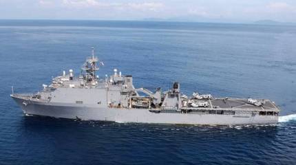 Десантный корабль ВМС США "Портленд" вооружат боевым лазером