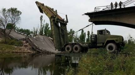 ВС РФ продолжают блокировать ВСУ на левом берегу Оскола, не давая навести мосты