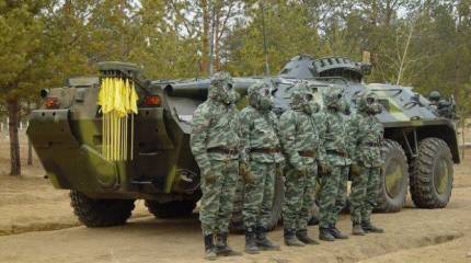 Новая техника для войск химзащиты