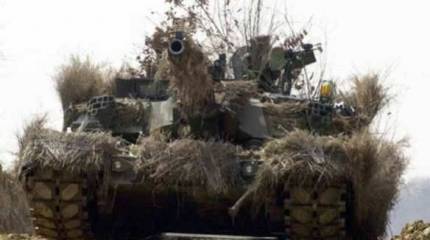 На позициях ВСУ в районе Широкино замечен танк «Чёрная пантера»