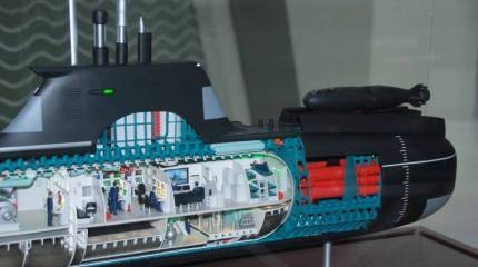 Российская подлодка П-750Б «Сервал» модифицирована для размещения внутри минисубмарин