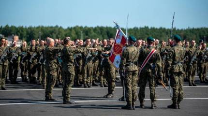 Польша начала переброску подразделений сухопутных войск на границу с Белоруссией