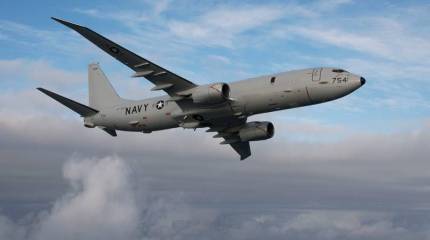 Истребители Су-30 ВМФ России проследили за полётом американского Р-8 Poseidon над Чёрным морем