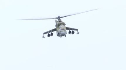 Повреждённый боевиками под Алеппо Ми-24П ВВС Сирии вернулся в строй