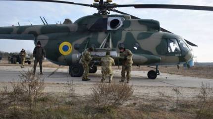 На Украине завершили испытания ПТРК «Барьер» с вертолёта Ми-8МСБ-В