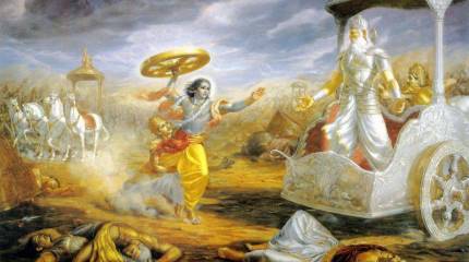 Величайшая битва древности на поле Куру