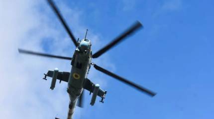 При столкновении вертолёта Ми-24 с «Геранью» ВС ВСУ потеряли 4-х лётчиков