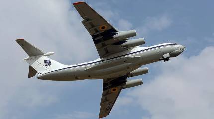 Ил-76 доставил военный груз из Молдавии на Украину