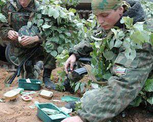 Особенности питания разведчика в зоне военных конфликтов (часть II)