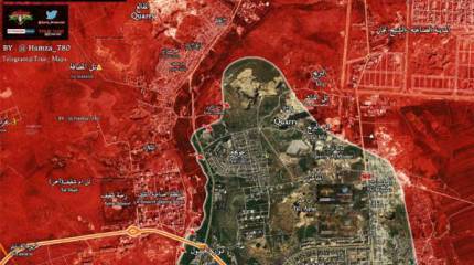 Армия Сирии перерезала один из северных маршрутов снабжения боевиков в  Алеппо