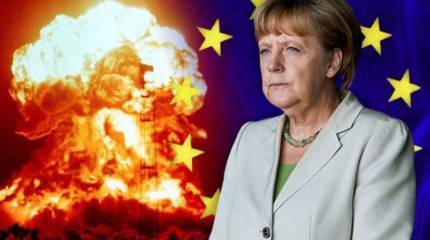 Фрау Меркель с атомной бомбой. Весь мир в труху