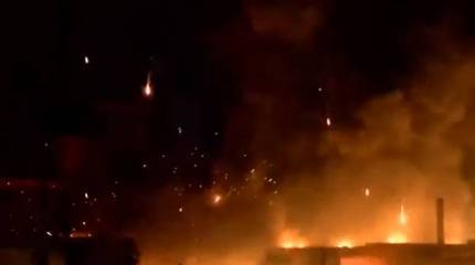 В Турции произошёл пожар со взрывами на военном объекте близ границы с Сирией