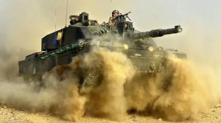 Второй британский танк Challenger 2 уничтожен ударом ракеты «Вихрь» вертолёта Ка-52 в Курской области