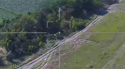 Опубликованы кадры поражения «Ланцетами» пусковой установки и РЛС из состава испанского ЗРК Skyguard Aspide