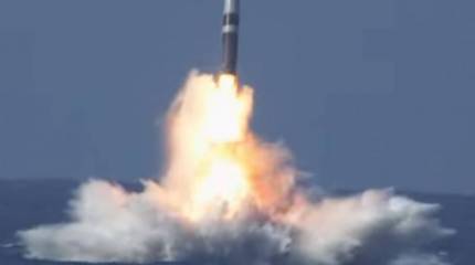 Мексиканский лайнер застал атомную подлодку США за пуском МБР Trident II