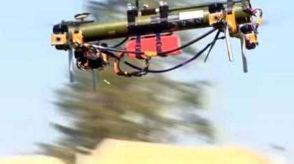 Белорусские военные продемонстрировали "летающий гранатомет"