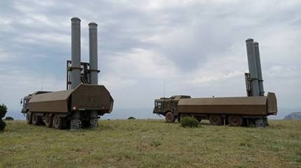 Береговые ракетные комплексы «Бал» и «Бастион» отработали уничтожение корабельной группировки противника в Чёрном море