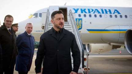 Самолёт Зеленского готовится к полету в Швейцарию из Жешува