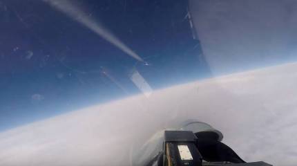 Российский Су-27 "перехватил" над Балтикой два самолёта-разведчика