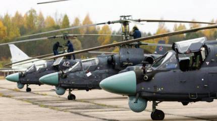 Партия вертолётов Ка-52 поступила на авиабазу в Хабаровском крае