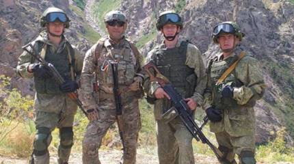 На афганской границе начались учения военных России и Узбекистана