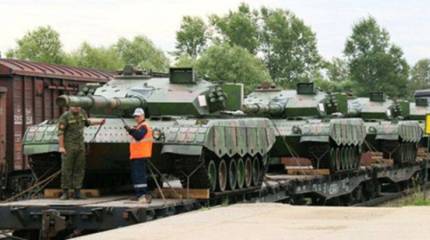 Китайцы привезли на биатлон танки ZTZ-96A