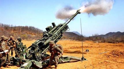 Американцы опубликовали видео "работы" своих гаубиц в Сирии