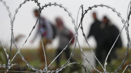 Въезд в семь городов Грузии заблокировали блок-постами с колючей проволокой