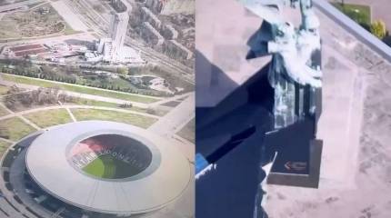 Трансляция украинского военнослужащего с позывным Мадьяр кадров Донецка с дрона напоминает то, как гитлеровцы рассматривали в бинокли Москву в 1941-м