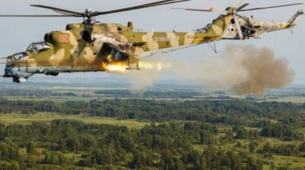 В районе Клещеевки российские вертолетчики нанесли удары по атакующим силам ВСУ