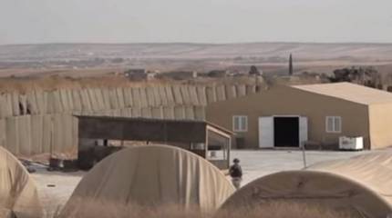 Российским журналистам показали брошенную американцами военную базу