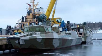 В Петербурге спущены на воду 2 патрульных катера «Раптор»