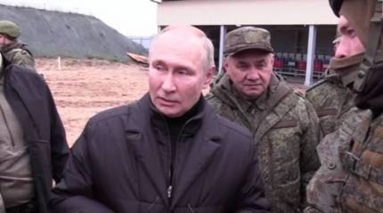 Владимир Путин проверил ход подготовки мобилизованных на одном из военных полигонов ЗВО