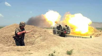 Минобороны Армении и Азербайджана обвиняют друг друга в сегодняшних обстрелах в одном из приграничных районов