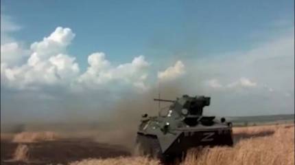 Показан итог противостояния российского БТР-82А с американским M113 на Украине