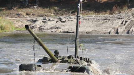Танкисты ЮВО освоят подводное вождение