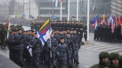 В Вильнюсе прошел парад в честь 100-летия литовской армии