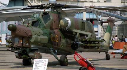 Испытание бронезащиты Ми-28 с человеком внутри кабины (видео)