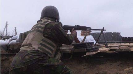 Перестрелка между солдатами 93-й бригады ВСУ и представителями батальона ОУН в Песках