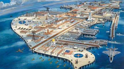 Китай начал разработку гигантских плавающих платформ