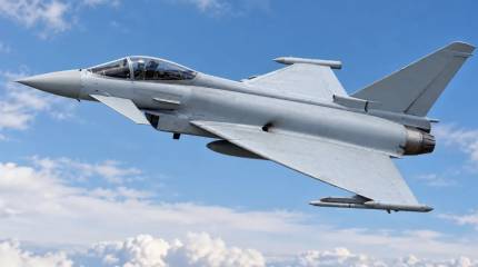Итальянский Eurofighter F-2000 попал под удар на саудовской авиабазе Эт-Таиф