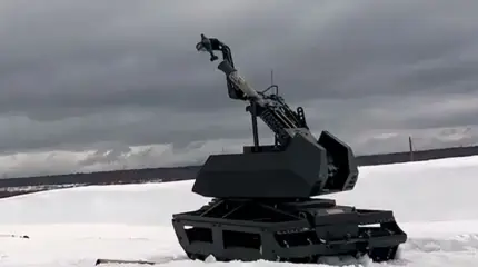 Kurier NTRC testowano z nowym modułem bojowym Bagulnik-82.